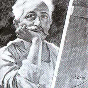Galli Edoardo autoritratto 1910 - Edoardo Galli